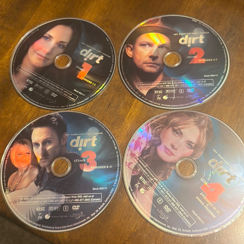 DVD: Dirt. The complete first season.